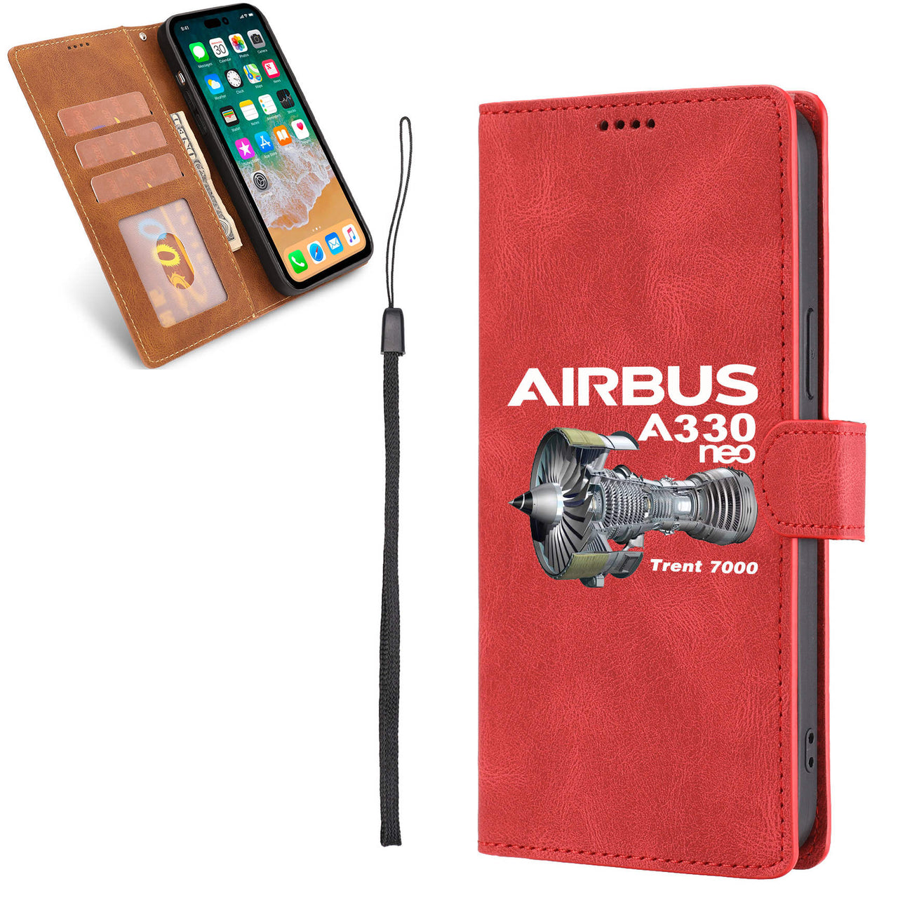Airbus A330neo & Trent 7000 Designed Leather iPhone Cases