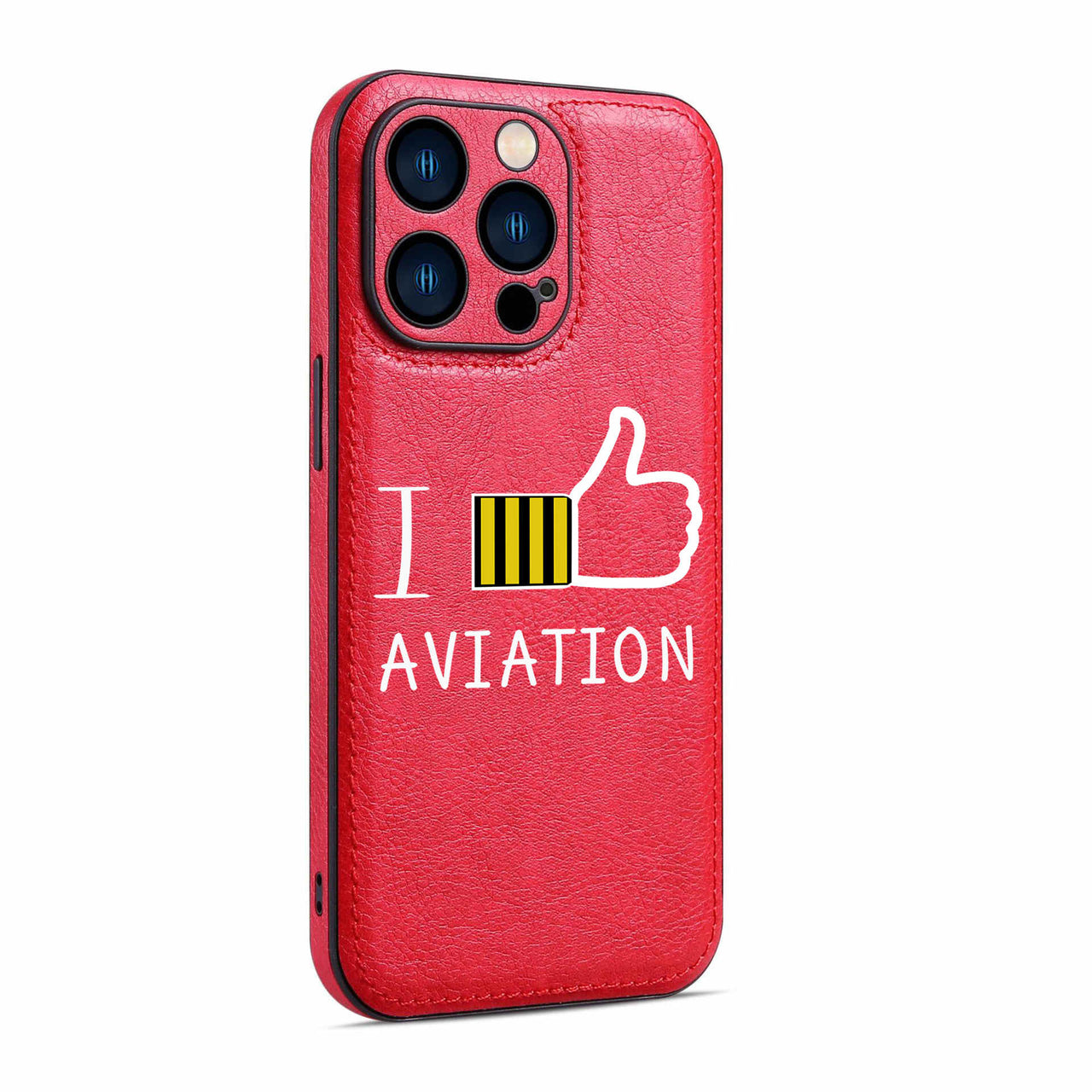 I Like Aviation Designed Leather iPhone Cases