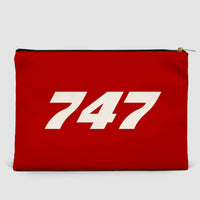 Thumbnail for 747 Flat Text Designed Zipper Pouch