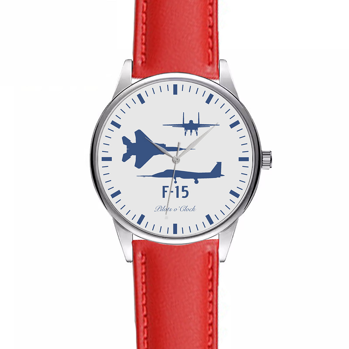 Fighting Falcon F-15 (Special) Designed Fashion Leather Strap Watches