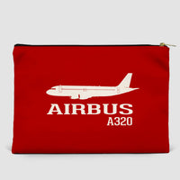 Thumbnail for Airbus A320 Printed Designed Zipper Pouch
