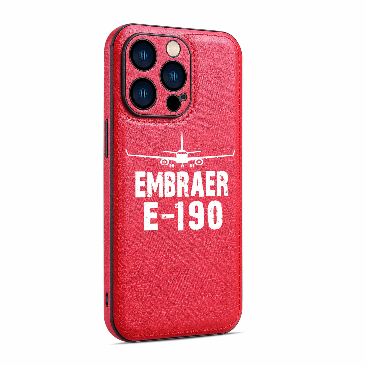 Embraer E-190 & Plane Designed Leather iPhone Cases