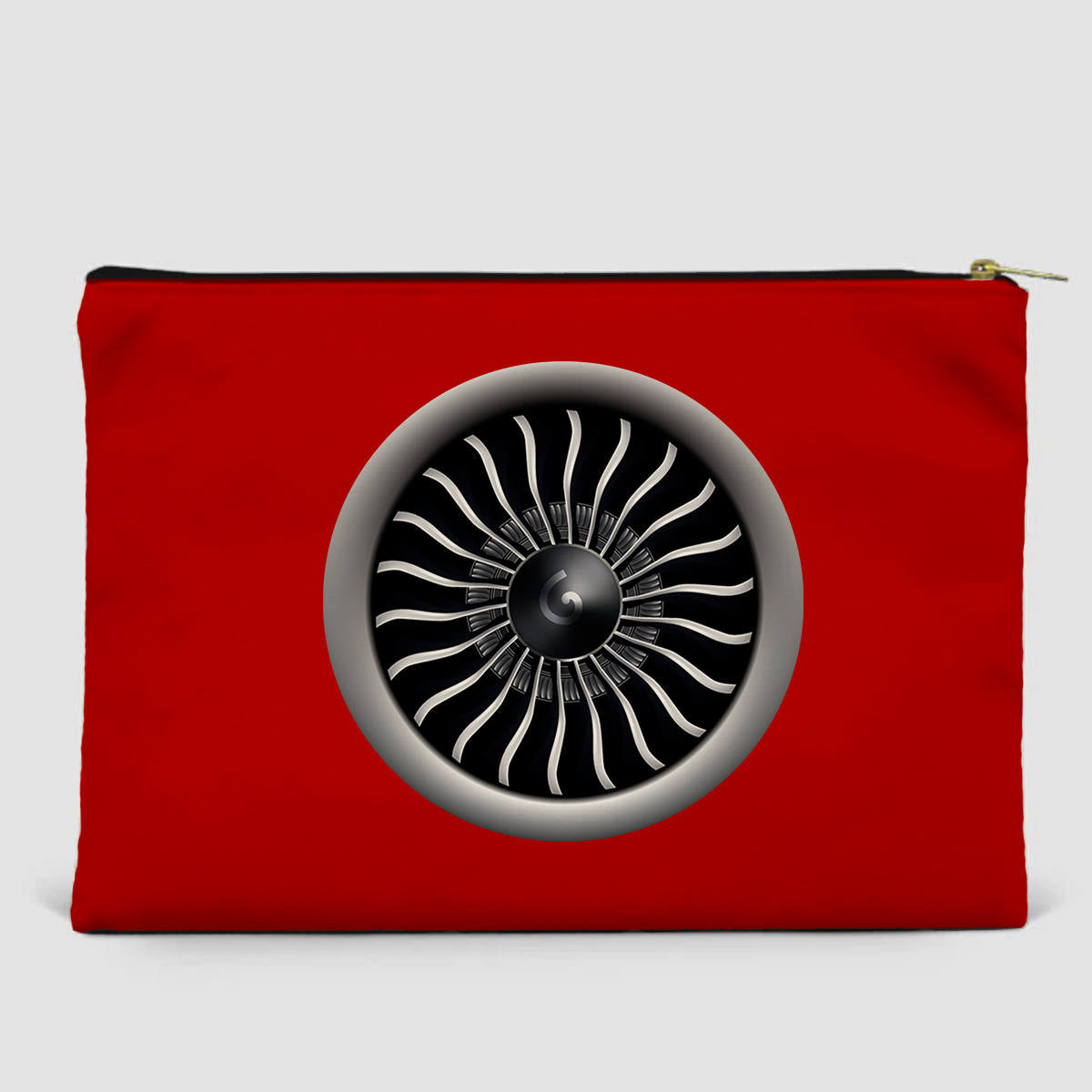 Super Cool Jet Engine Designed Zipper Pouch