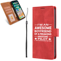 Thumbnail for I am an Awesome Boyfriend Designed Leather iPhone Cases