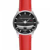 Thumbnail for Turn Coordinator Designed Fashion Leather Strap Watches