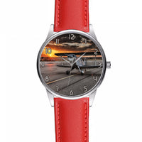 Thumbnail for Beautiful Show Airplane Designed Fashion Leather Strap Watches