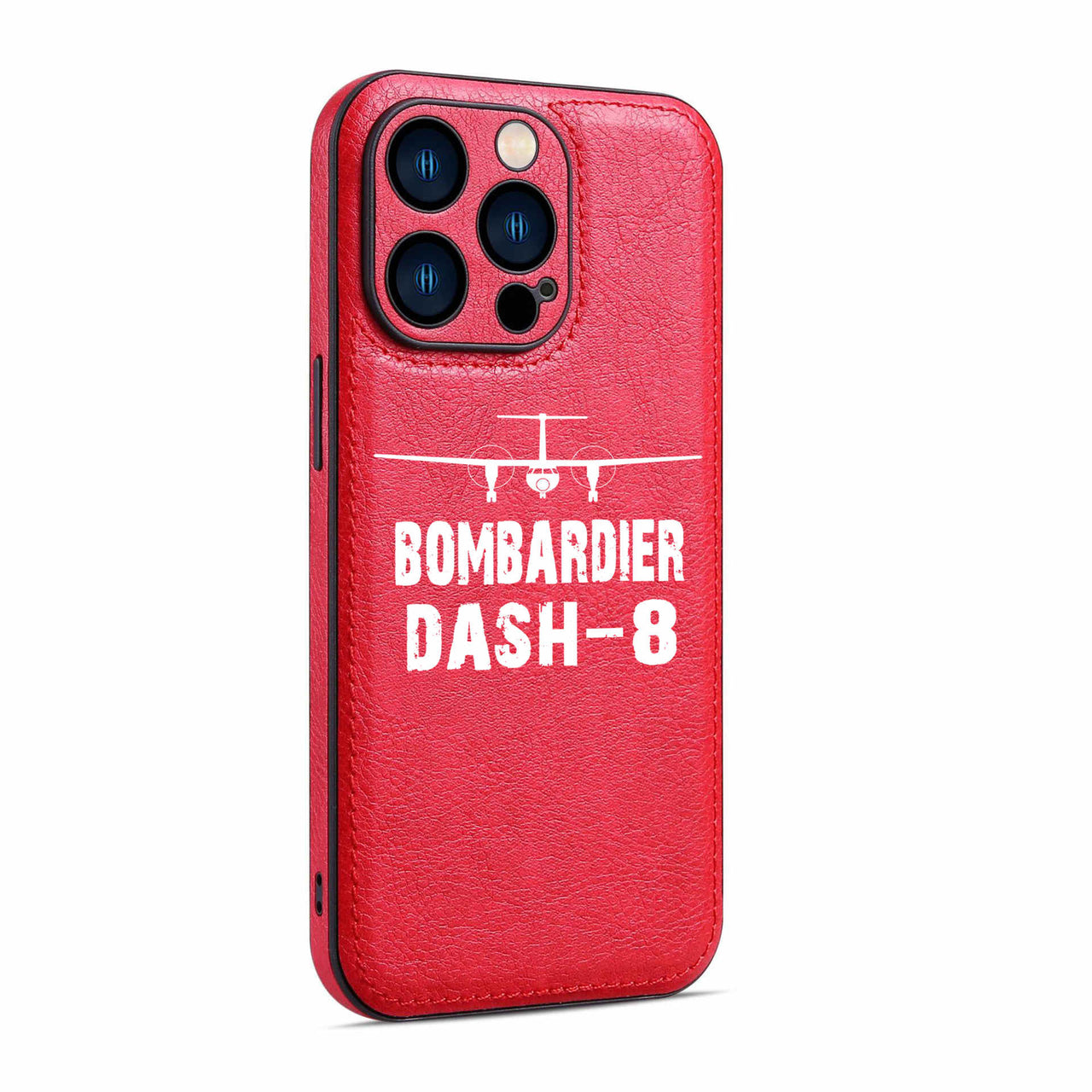 Bombardier Dash-8 & Plane Designed Leather iPhone Cases