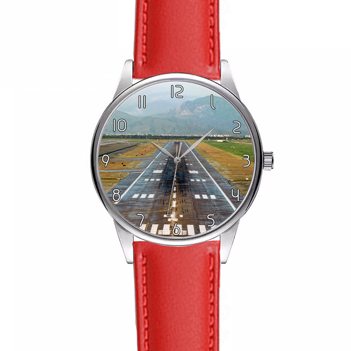 Mountain View and & Runway Designed Fashion Leather Strap Watches