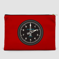 Thumbnail for Airplane Instruments (Altimeter) Designed Zipper Pouch