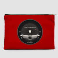 Thumbnail for Airplane Instruments (Turn Coordinator) Designed Zipper Pouch
