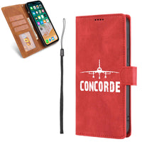 Thumbnail for Concorde & Plane Designed Leather Samsung S & Note Cases