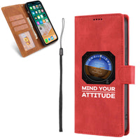 Thumbnail for Mind Your Attitude Designed Leather Samsung S & Note Cases