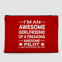 Thumbnail for I am an Awesome Girlfriend Designed Zipper Pouch