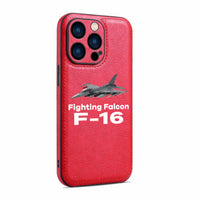 Thumbnail for The Fighting Falcon F16 Designed Leather iPhone Cases