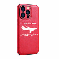 Thumbnail for If It Ain't Boeing I'm Not Going! Designed Leather iPhone Cases