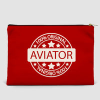Thumbnail for %100 Original Aviator Designed Zipper Pouch