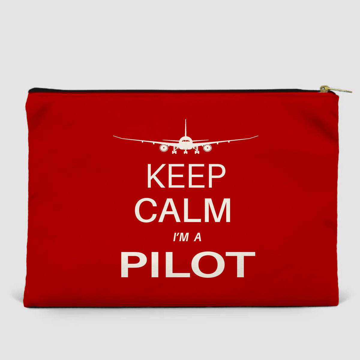 Pilot (777 Silhouette) Designed Zipper Pouch