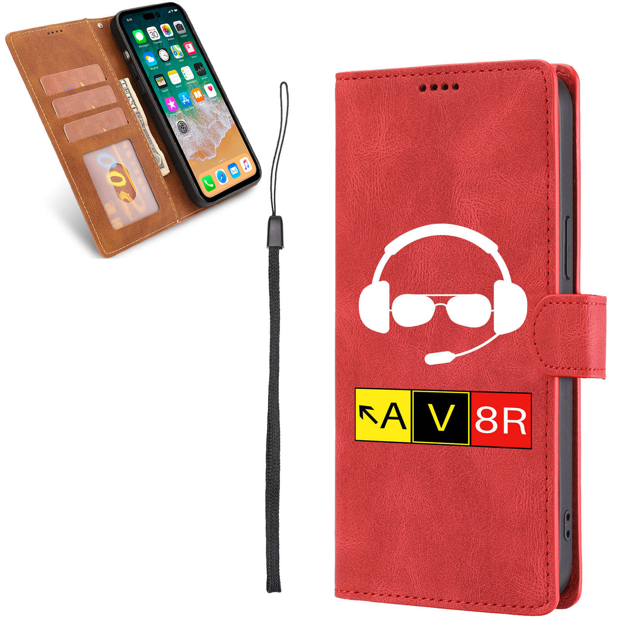 AV8R 2 Designed Leather iPhone Cases