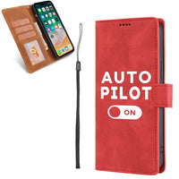 Thumbnail for Auto Pilot ON Designed Leather iPhone Cases