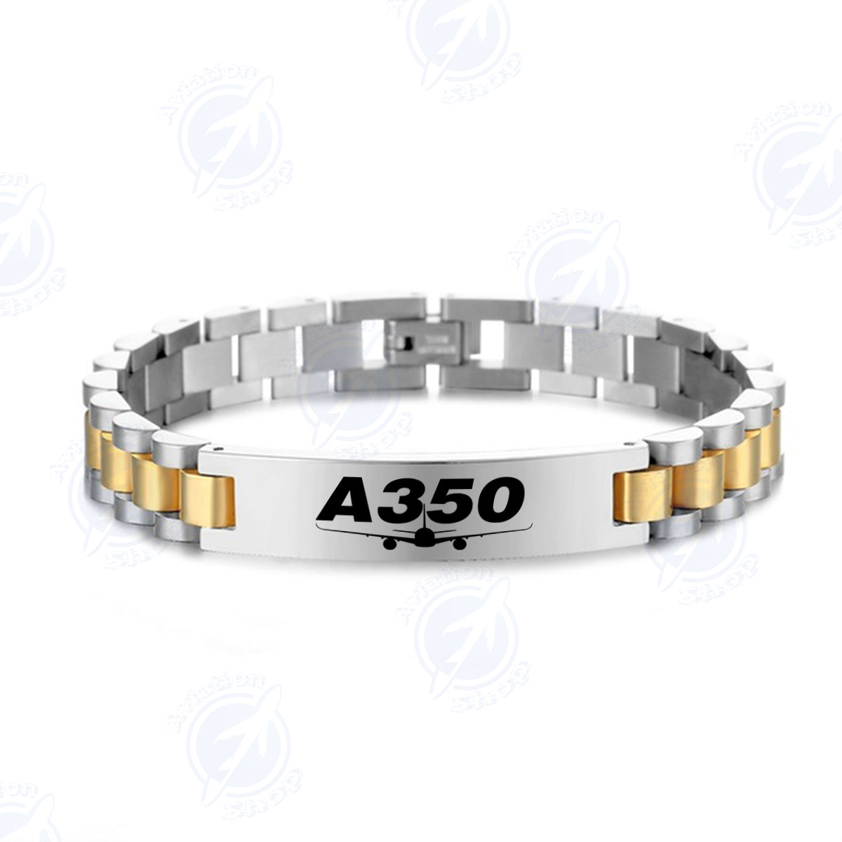 Super Airbus A350 Designed Stainless Steel Chain Bracelets