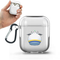 Thumbnail for Antonov 225 ROUND Designed Transparent Earphone AirPods Cases