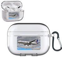 Thumbnail for United Airways Boeing 777 Designed Transparent Earphone AirPods 