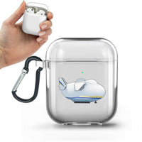 Thumbnail for Antonov 225 Side Profile Designed Transparent Earphone AirPods Cases
