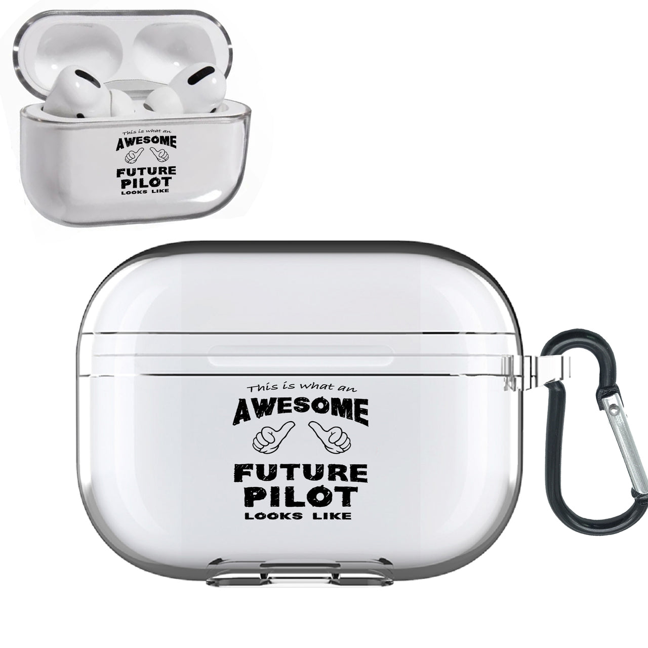 Future Pilot Designed Transparent Earphone AirPods "Pro" Cases