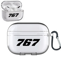 Thumbnail for 767 Flat Text Designed Transparent Earphone AirPods 