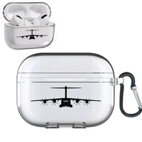 Thumbnail for Airbus A400M Silhouette Designed Transparent Earphone AirPods 
