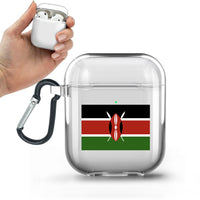 Thumbnail for Kenya Flag Designed Transparent Earphone AirPods Cases