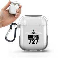 Thumbnail for Boeing 727 & Plane Designed Transparent Earphone AirPods Cases