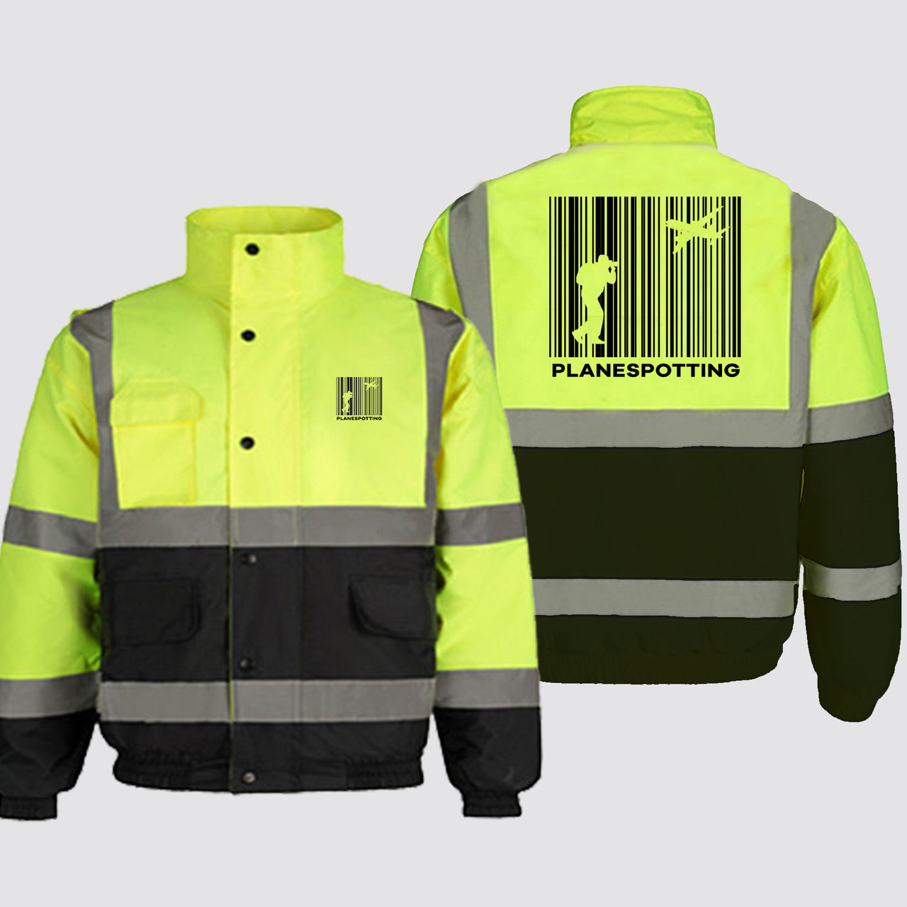 Planespotting Designed Reflective Winter Jackets