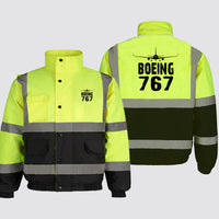 Thumbnail for Boeing 767 & Plane Designed Reflective Winter Jackets