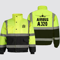 Thumbnail for Airbus A320 & Plane Designed Reflective Winter Jackets