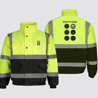 Thumbnail for Pilot's 6 Pack Designed Reflective Winter Jackets