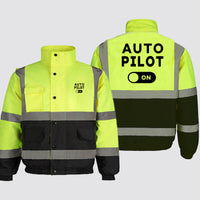 Thumbnail for Auto Pilot ON Designed Reflective Winter Jackets