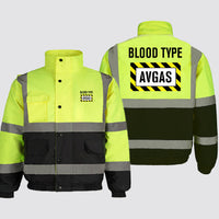 Thumbnail for Blood Type AVGAS Designed Reflective Winter Jackets