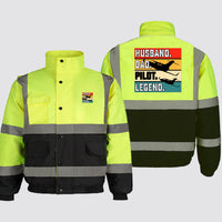 Thumbnail for Husband & Dad & Pilot & Legend Designed Reflective Winter Jackets