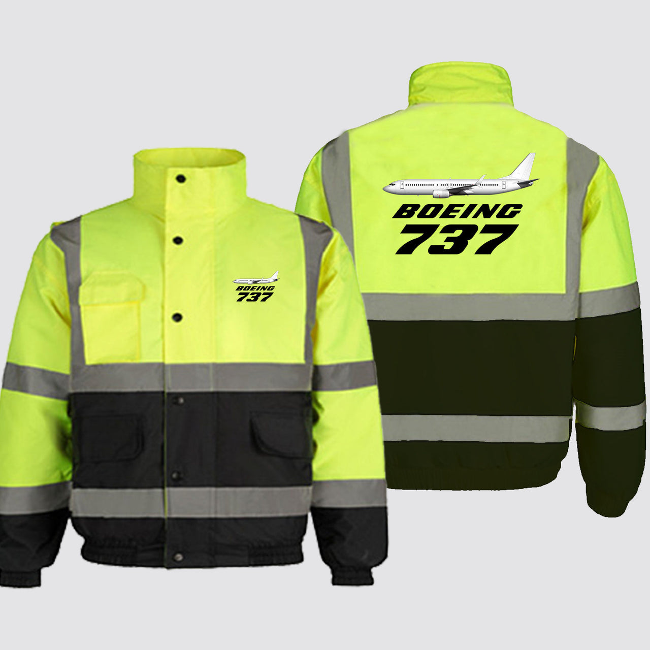 The Boeing 737 Designed Reflective Winter Jackets