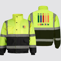 Thumbnail for Colourful Cabin Crew Designed Reflective Winter Jackets
