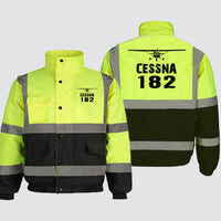 Thumbnail for Cessna 182 & Plane Designed Reflective Winter Jackets