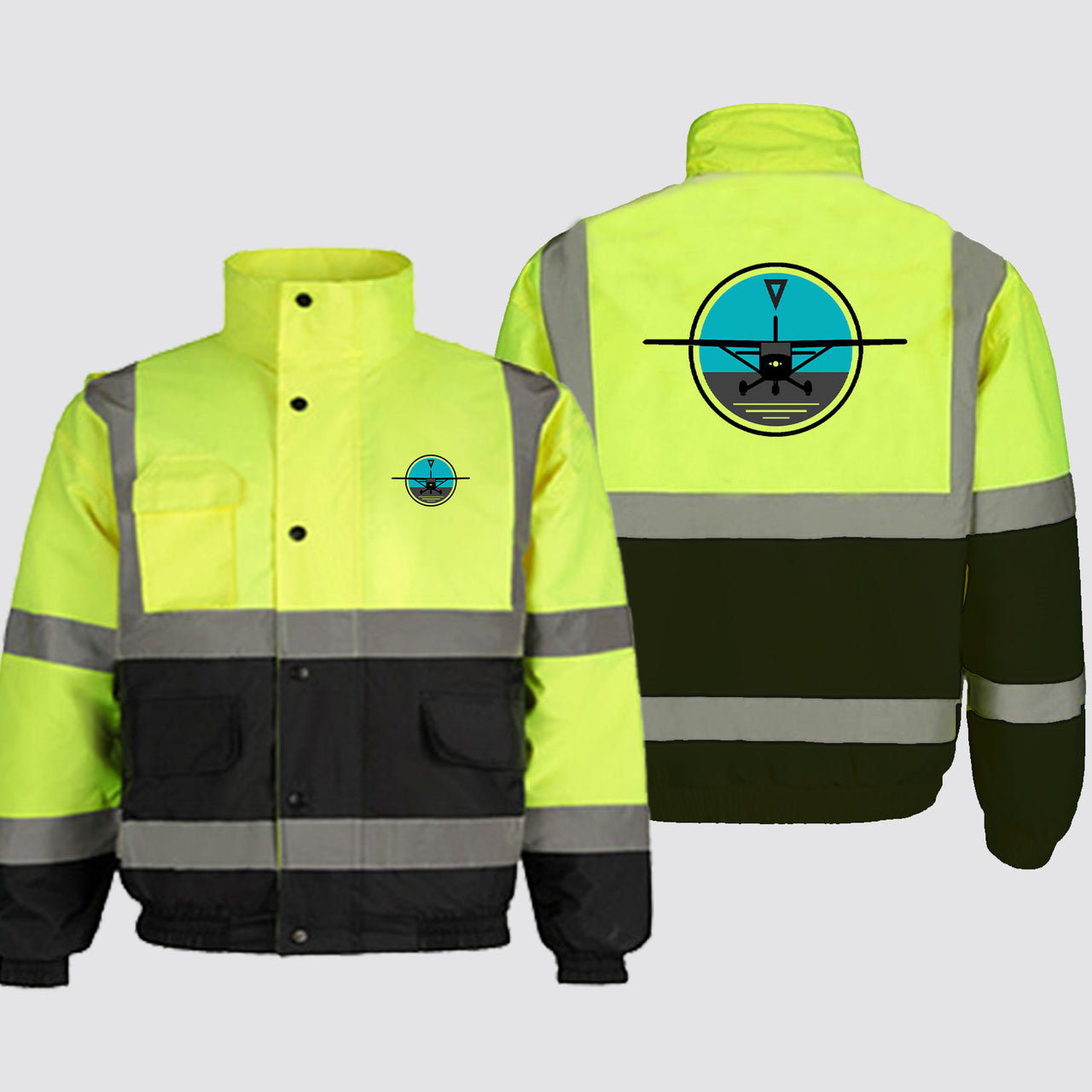 Cessna & Gyro Designed Reflective Winter Jackets