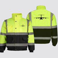 Thumbnail for Airbus A400M Silhouette Designed Reflective Winter Jackets