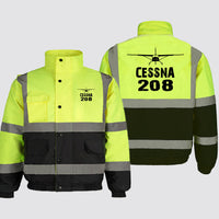 Thumbnail for Cessna 208 & Plane Designed Reflective Winter Jackets