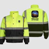 Thumbnail for Mind Your Attitude Designed Reflective Winter Jackets