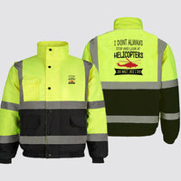 Thumbnail for I Don't Always Stop and Look at Helicopters Designed Reflective Winter Jackets