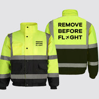 Thumbnail for Remove Before Flight Designed Reflective Winter Jackets
