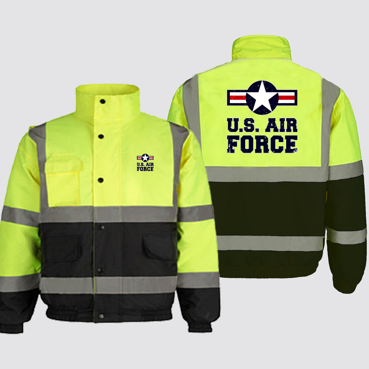US Air Force Designed Reflective Winter Jackets