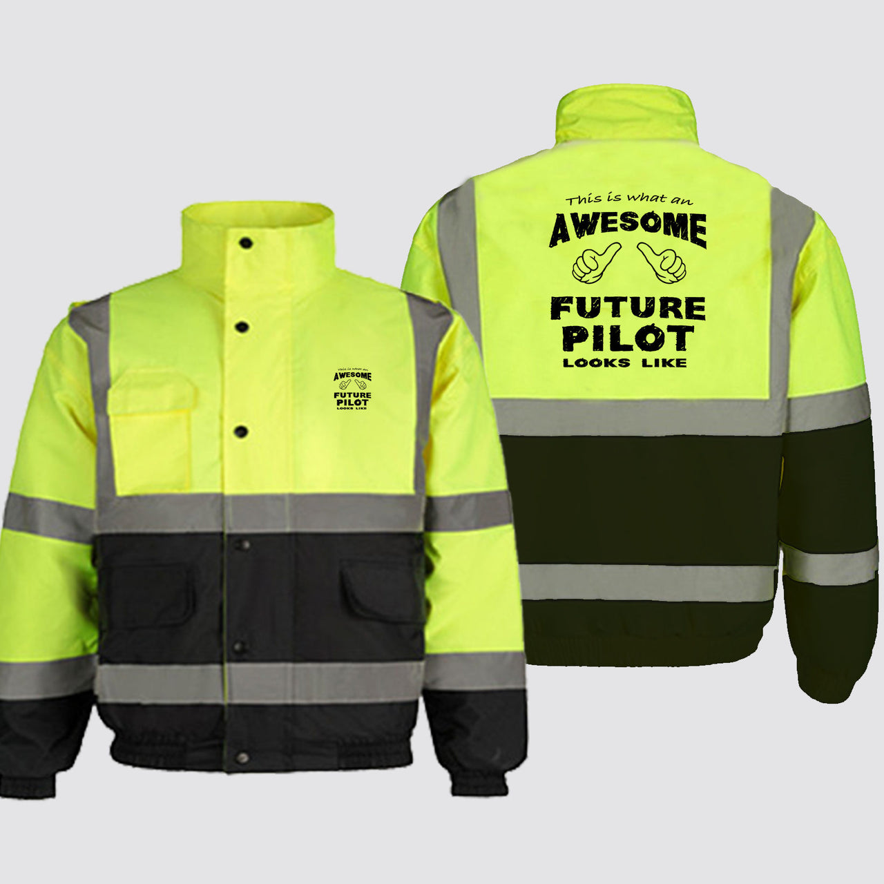 Future Pilot Designed Reflective Winter Jackets